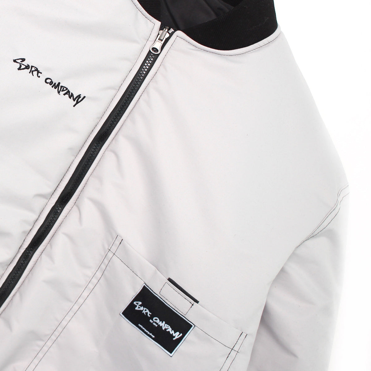 BIG T 2-sided Bomber Black/Light Gray