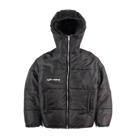HIDDEN T Puffer Jacket Black