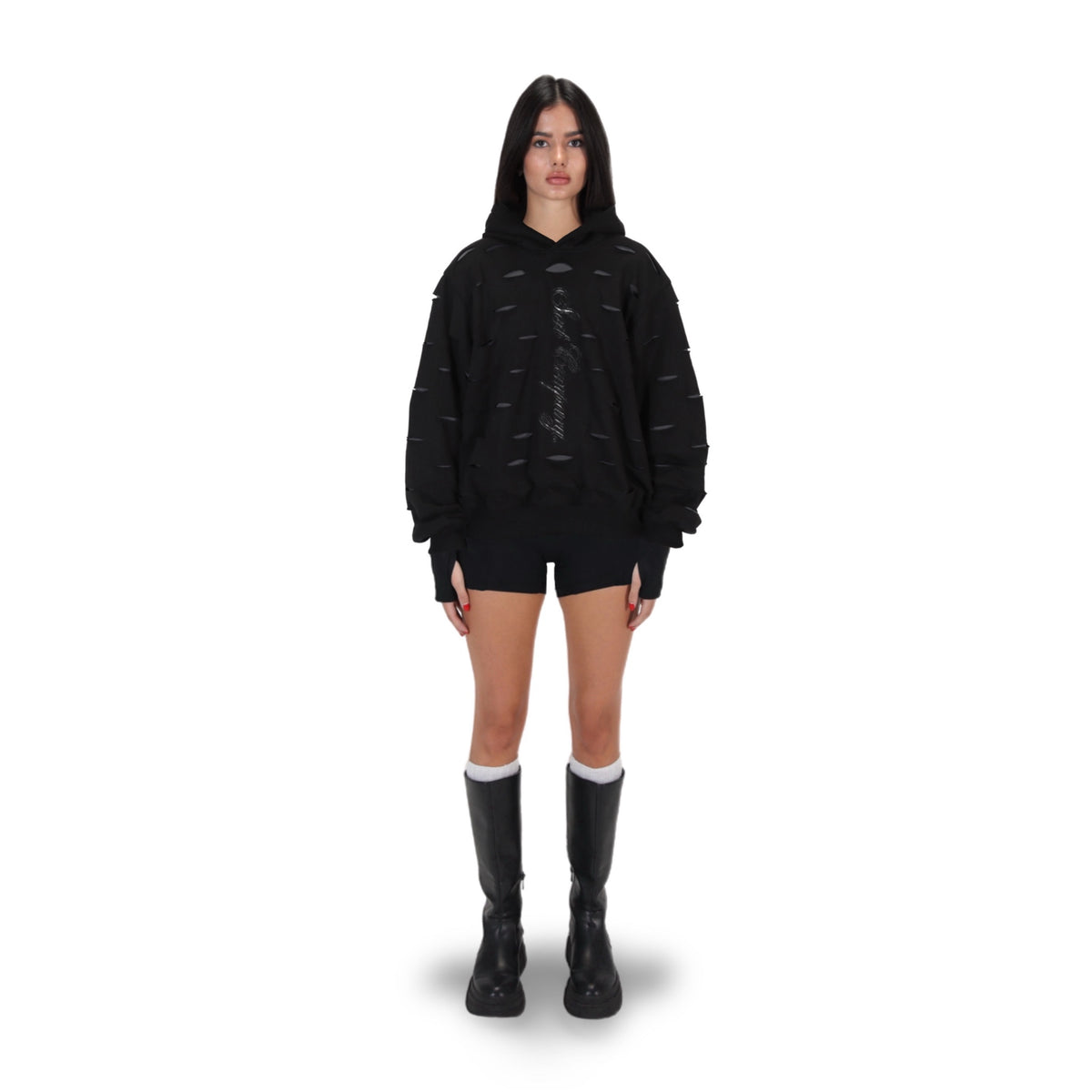 Slash Hoodie Black