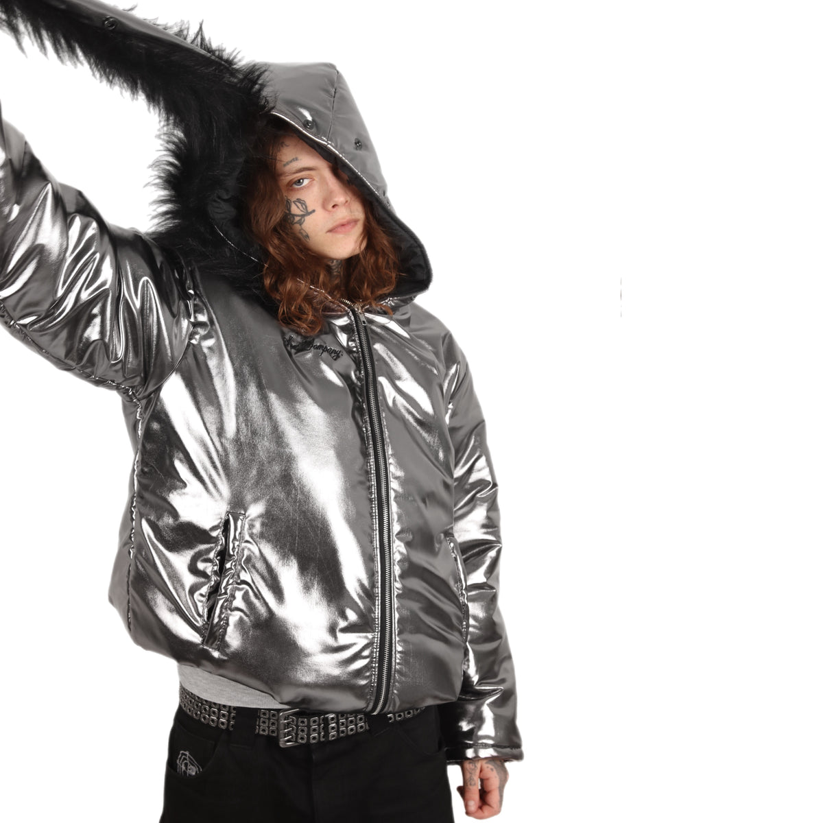 Chrome Puffer Jacket