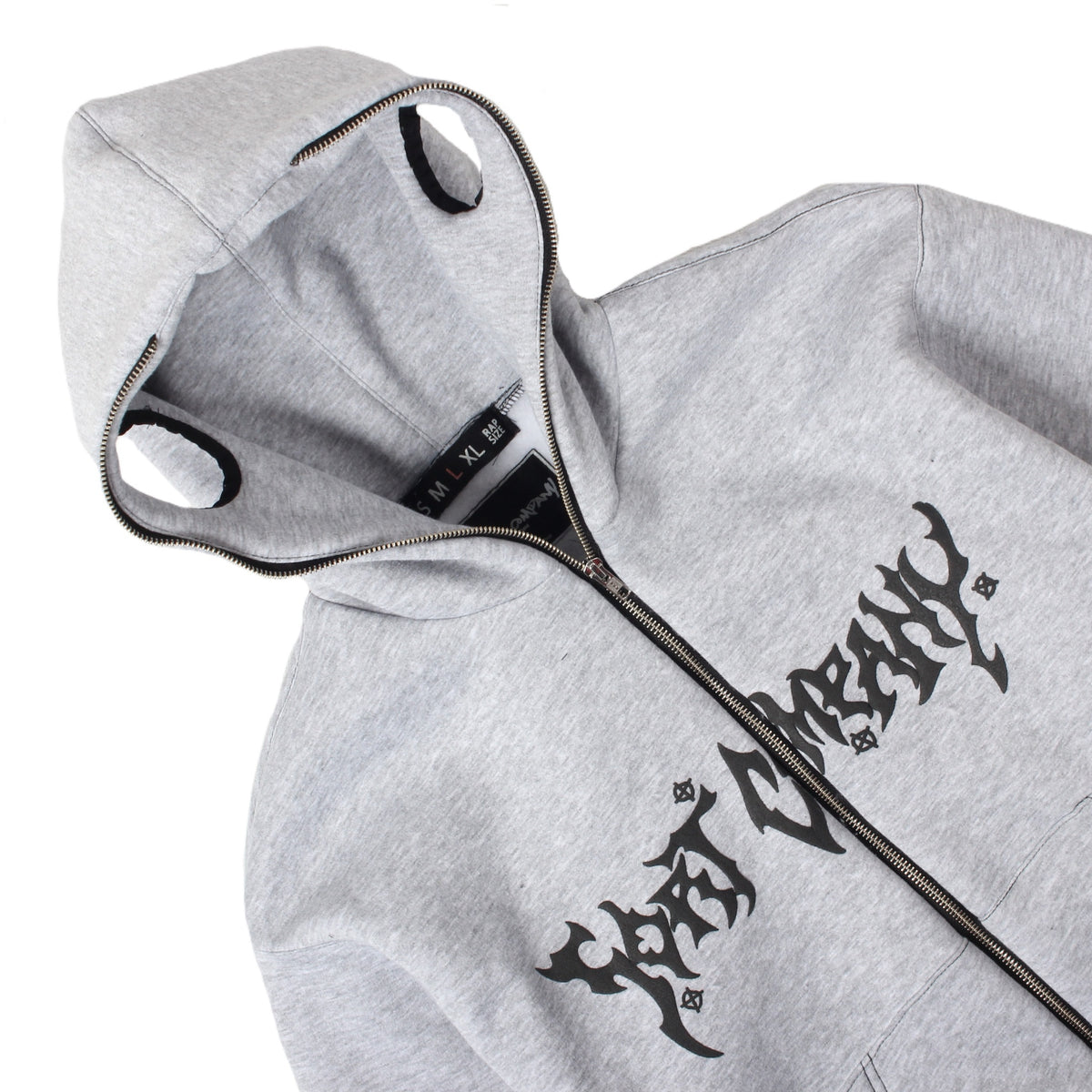 EYES Full Zip Hoodie Gray Marl