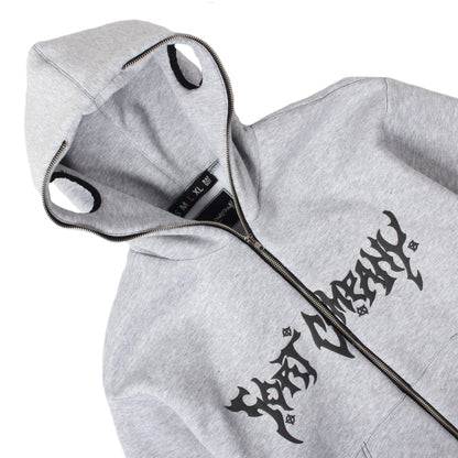 EYES Full Zip Hoodie Gray Marl