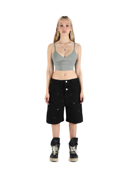 Metal Shorts Black