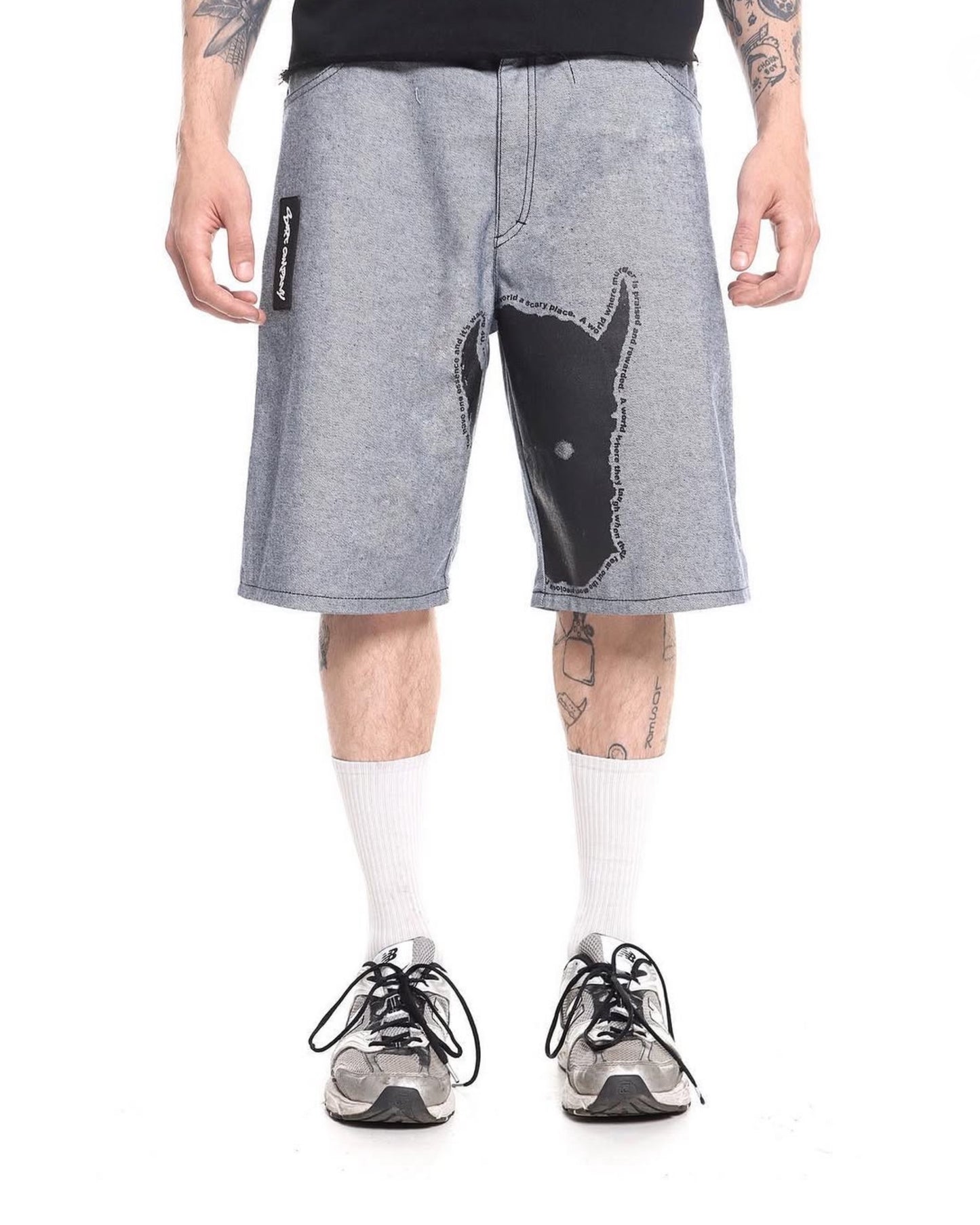 666 Shorts Light Blue