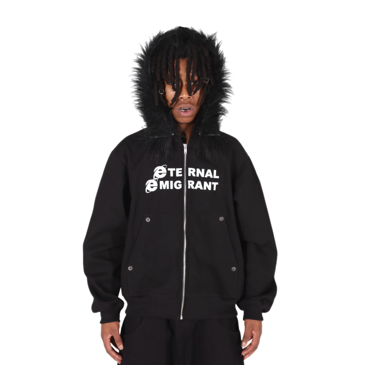 Emigrant Zip Jacket Black