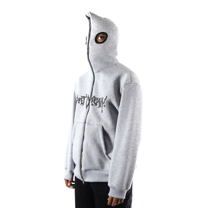 EYES Full Zip Hoodie Gray Marl