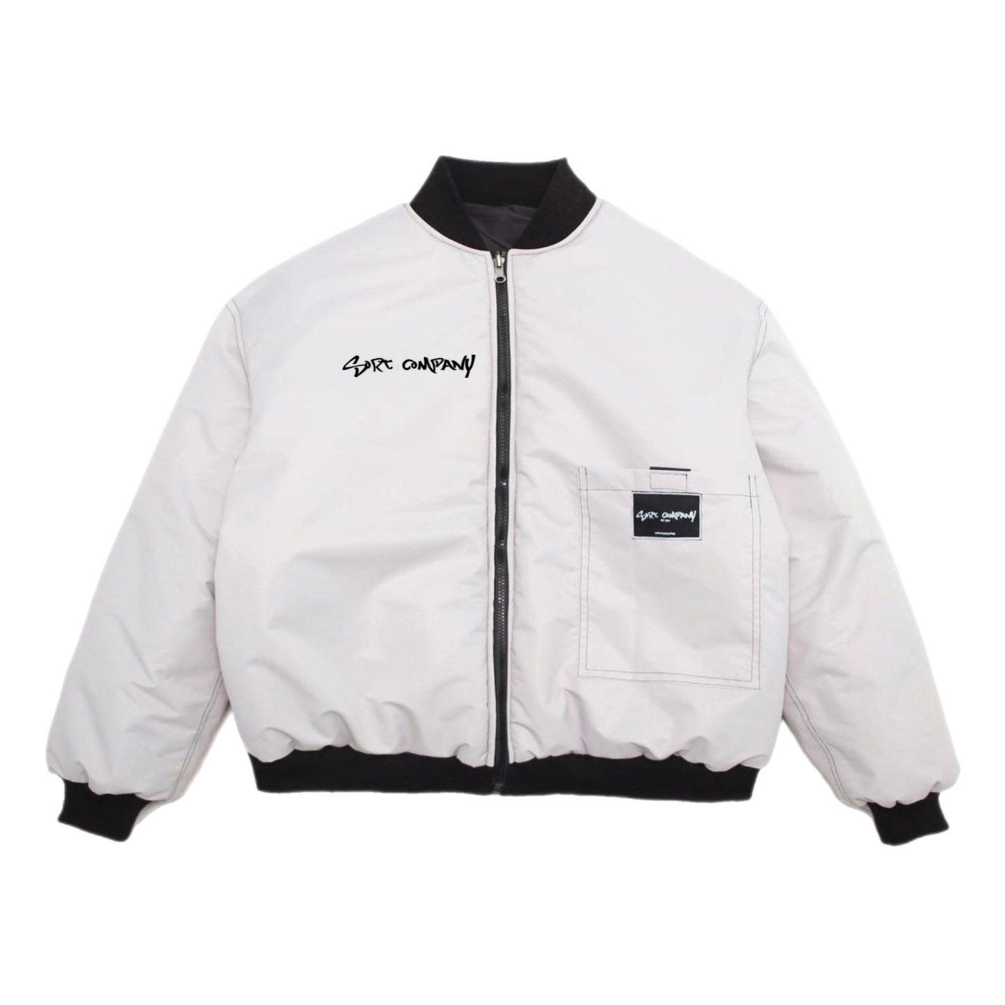 BIG T 2-sided Bomber Black/Light Gray