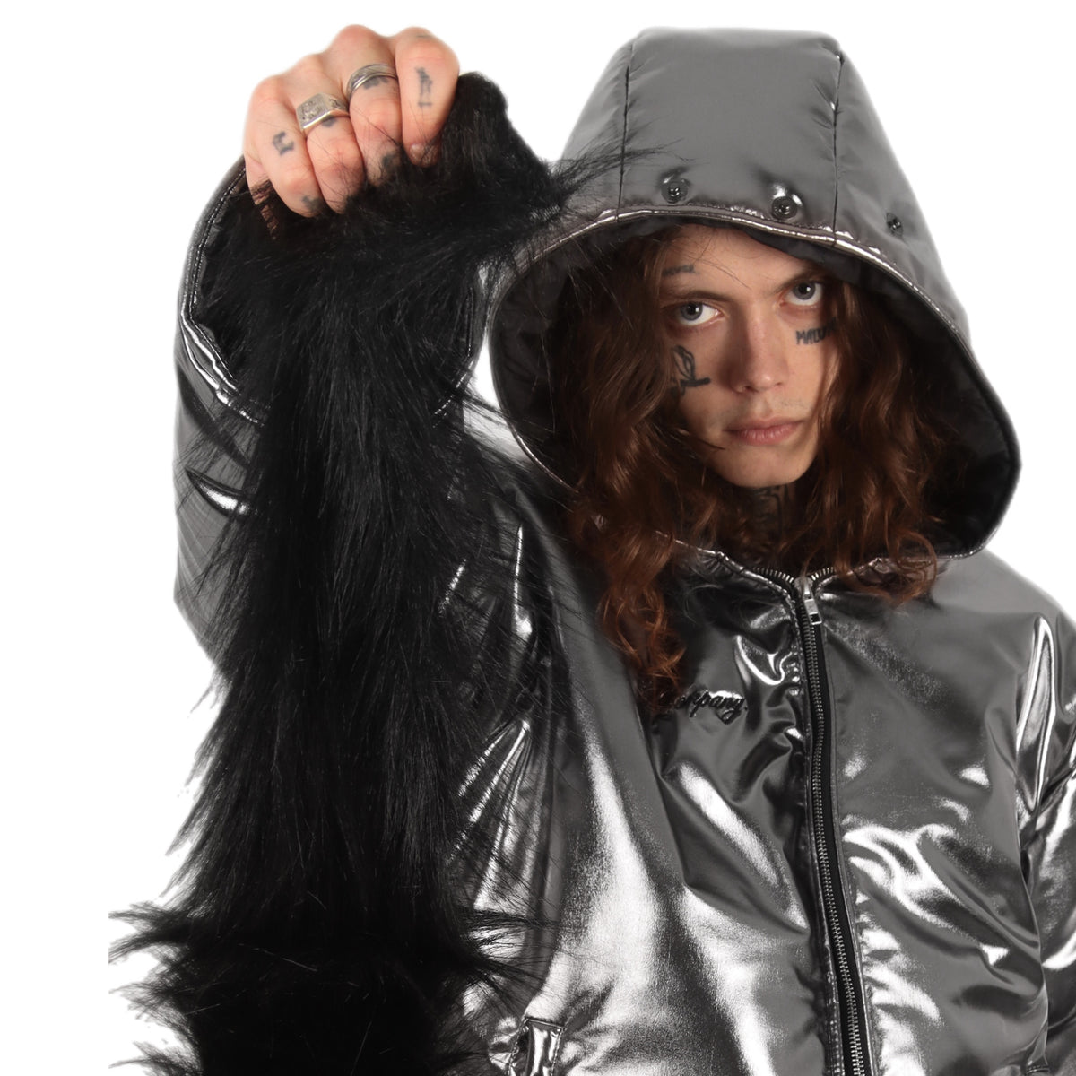 Chrome Puffer Jacket