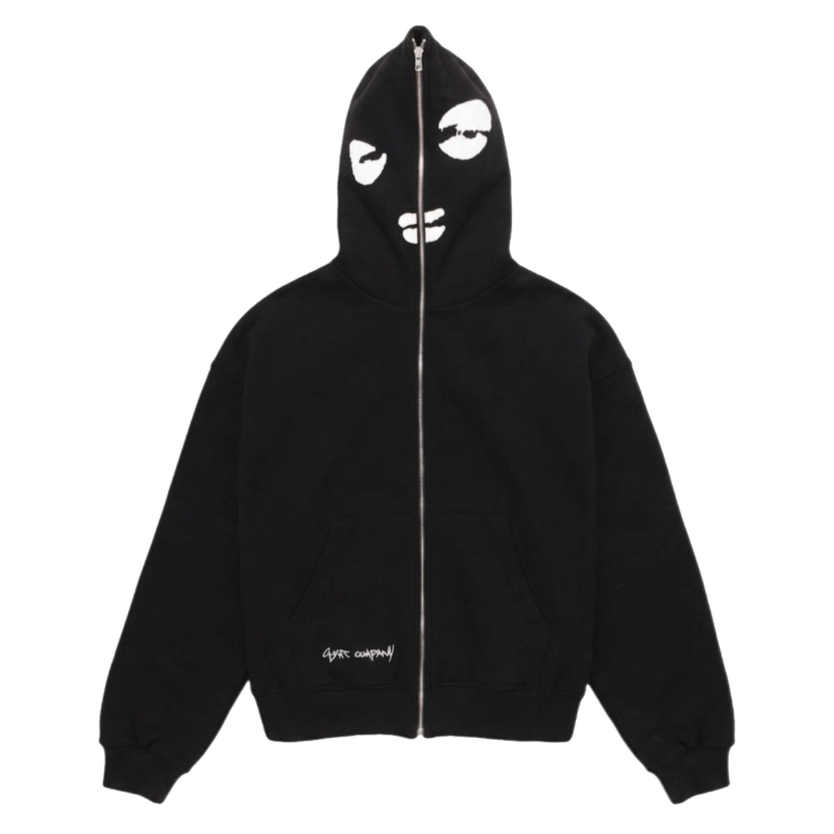 W.O.F. Full Zip Hoodie Black