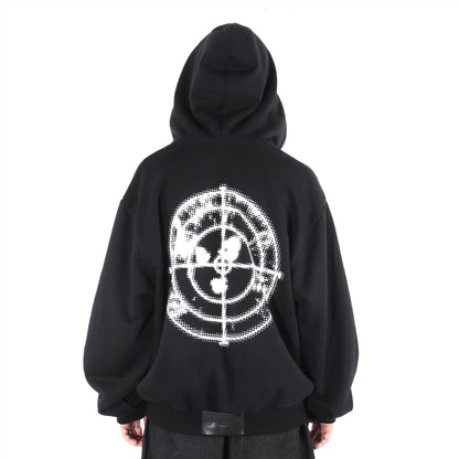 NEW TARGET Zip Hoodie Black