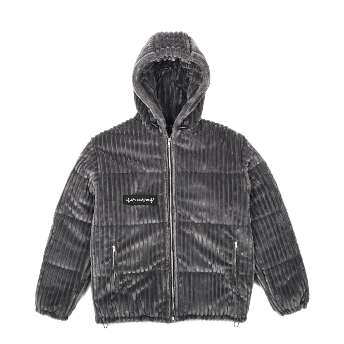 OG FLUFFY 2.0 Plush Puffer Jacket Gray