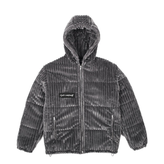 OG FLUFFY 2.0 Plush Puffer Jacket Gray