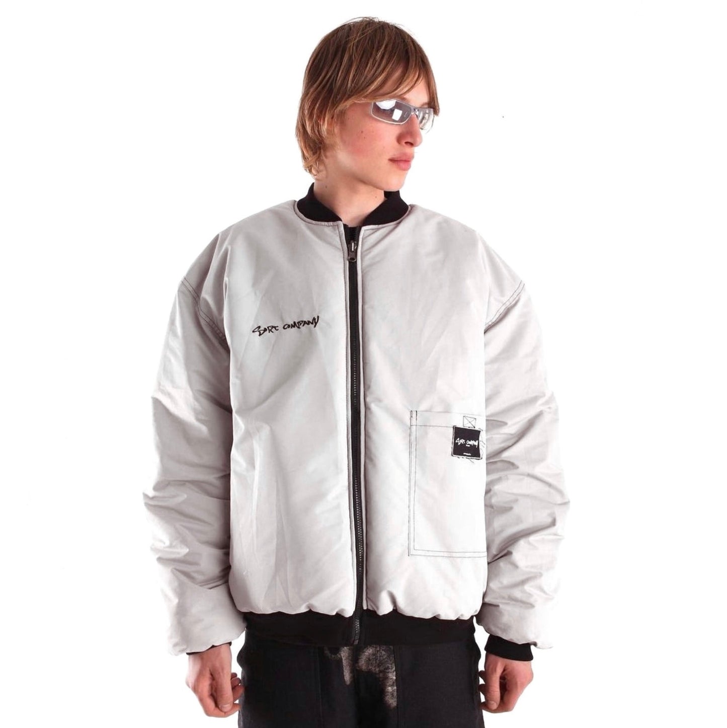 BIG T 2-sided Bomber Black/Light Gray