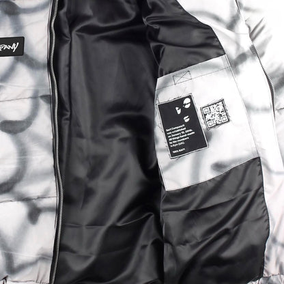 OG FLUFFY Plush Puffer Jacket Black