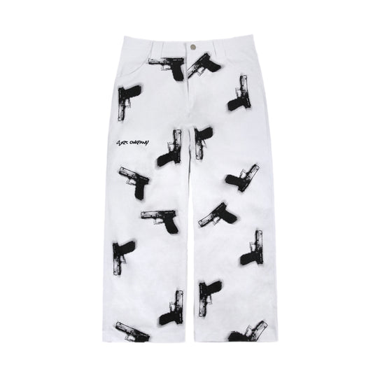 GLOCKS Jeans White