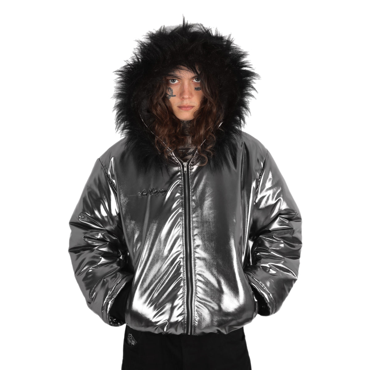 Chrome Puffer Jacket