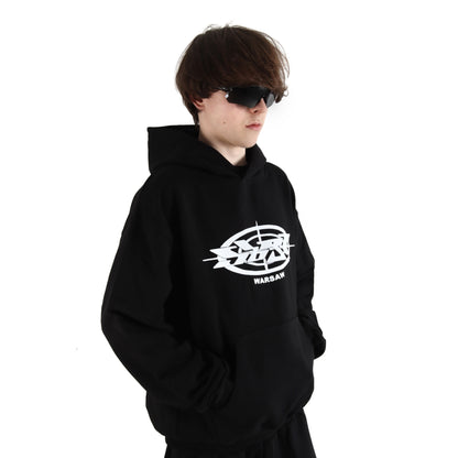 WARSAW Hoodie Black