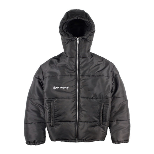 HIDDEN T Puffer Jacket Black