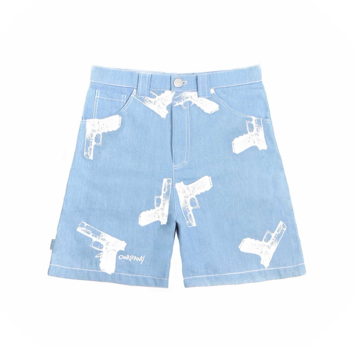 OG GLOCKS Shorts Light Blue