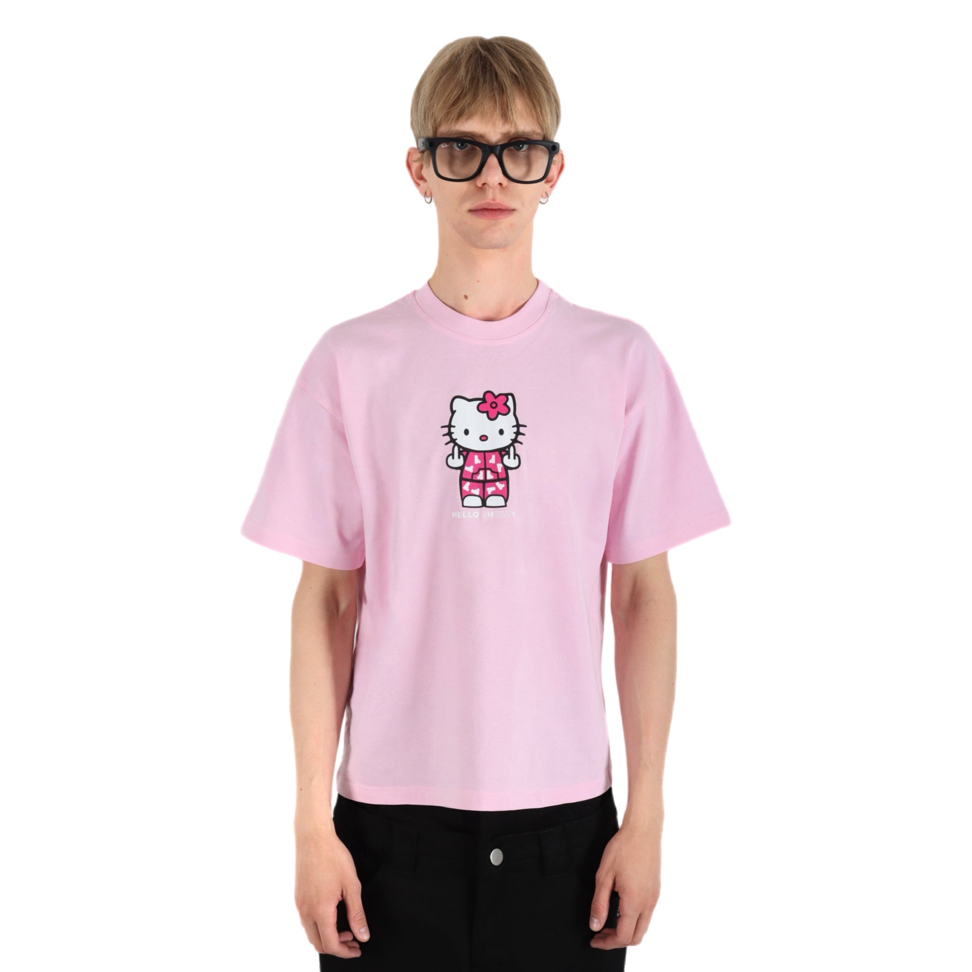 VIP【関税送料無料】希少 ELEVENTY PINK COTTON BLEND T-SHIRT Kitty Tee Pink – Sort Company
