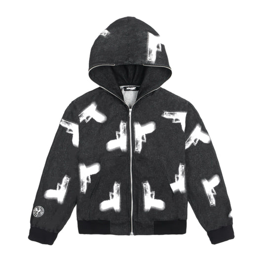 GLOCKS Full Zip Jacket Dark Gray