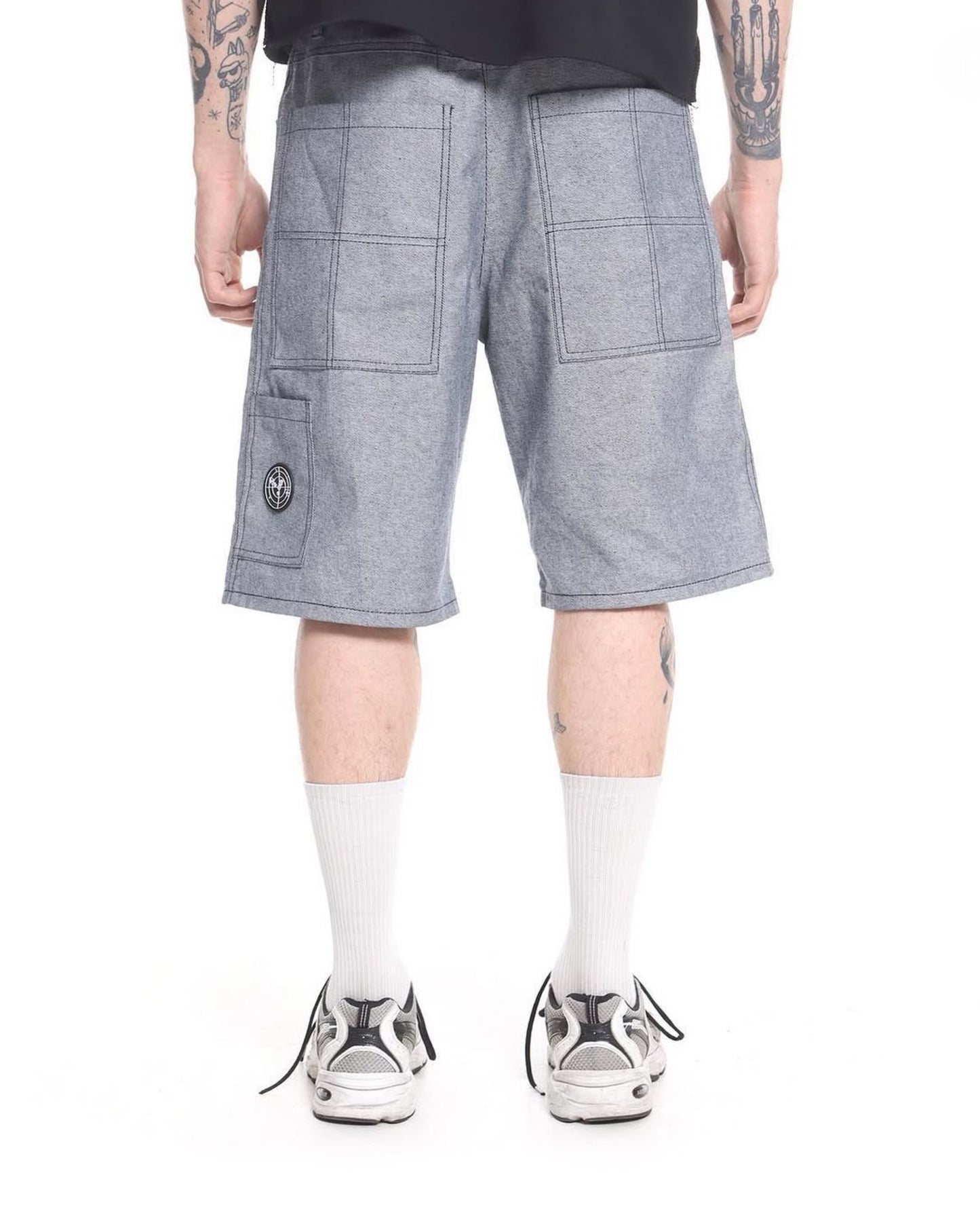 666 Shorts Light Blue