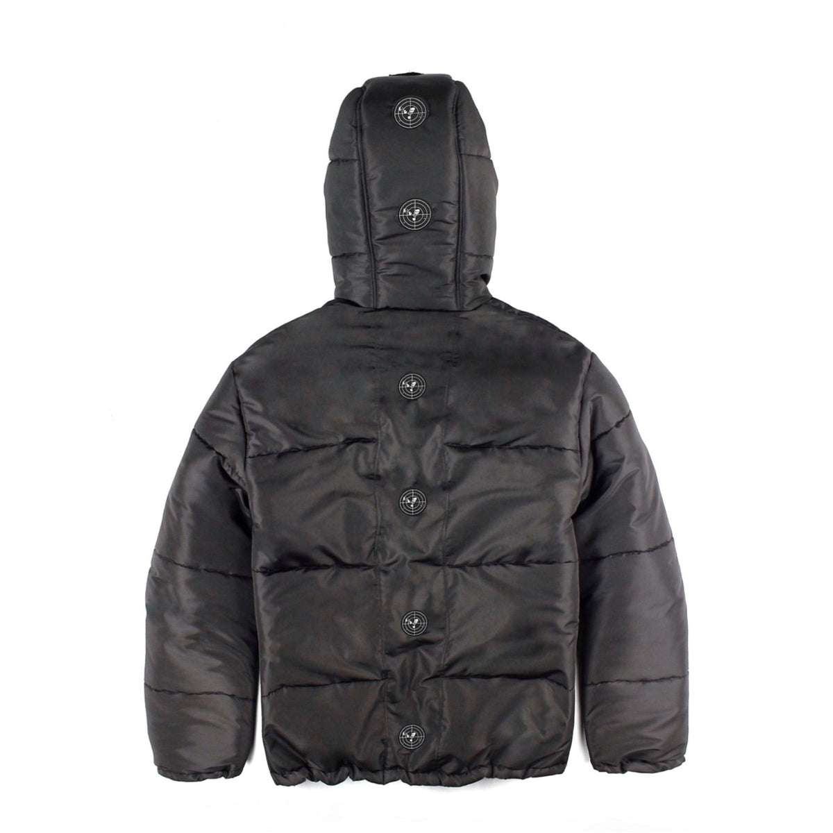 HIDDEN T Puffer Jacket Black