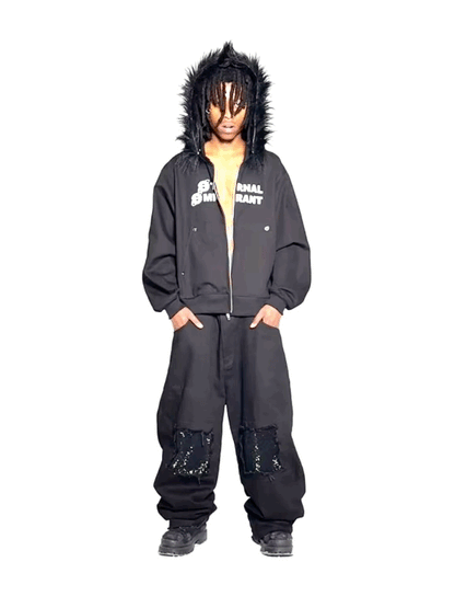 Emigrant Zip Jacket Black