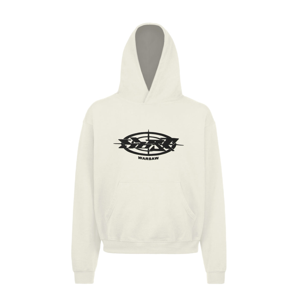 WARSAW Hoodie Vintage White