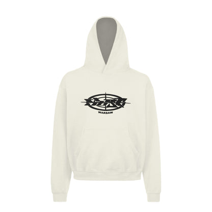 WARSAW Hoodie Vintage White