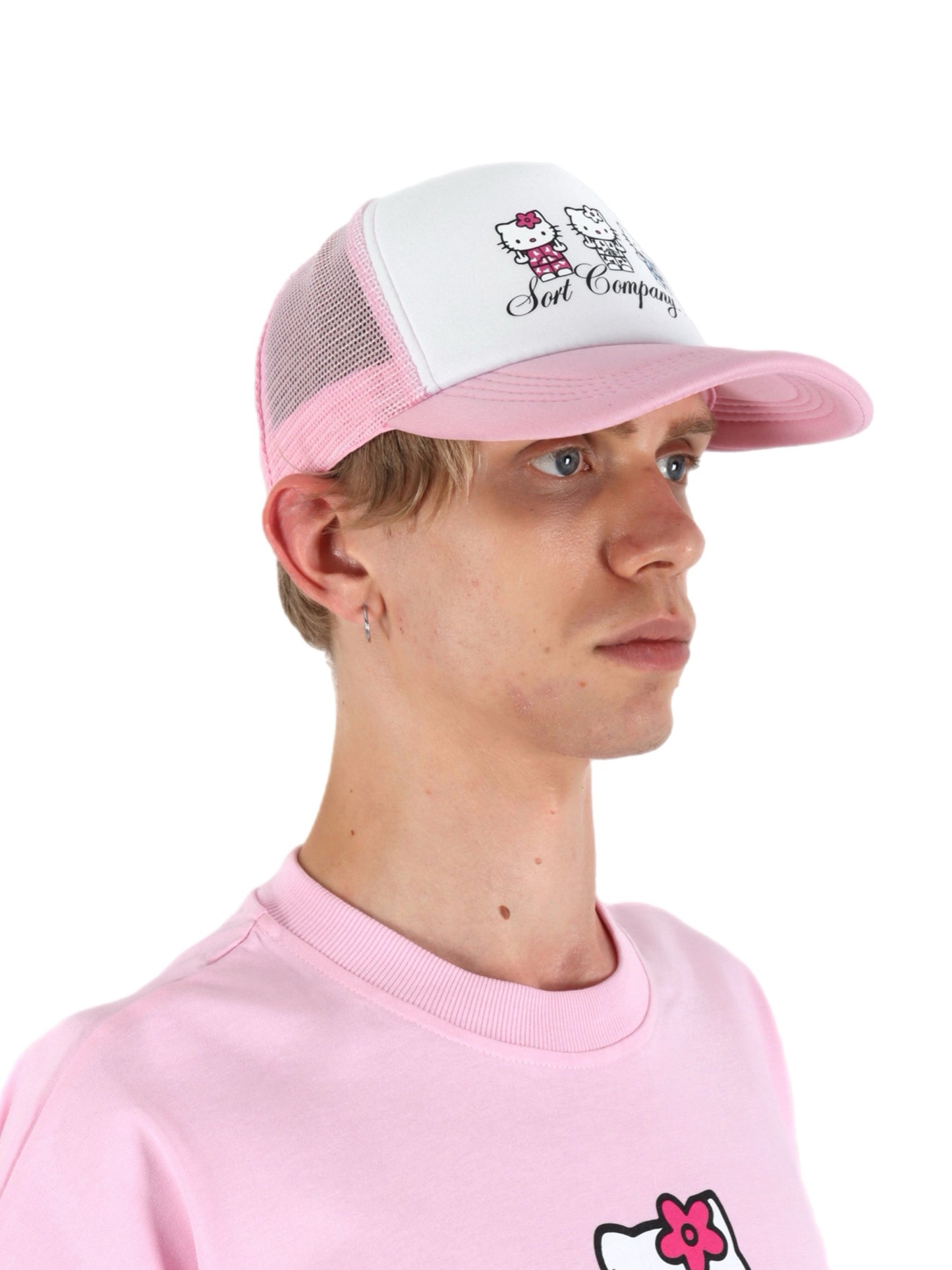 Kitties Trucker Cap Pink