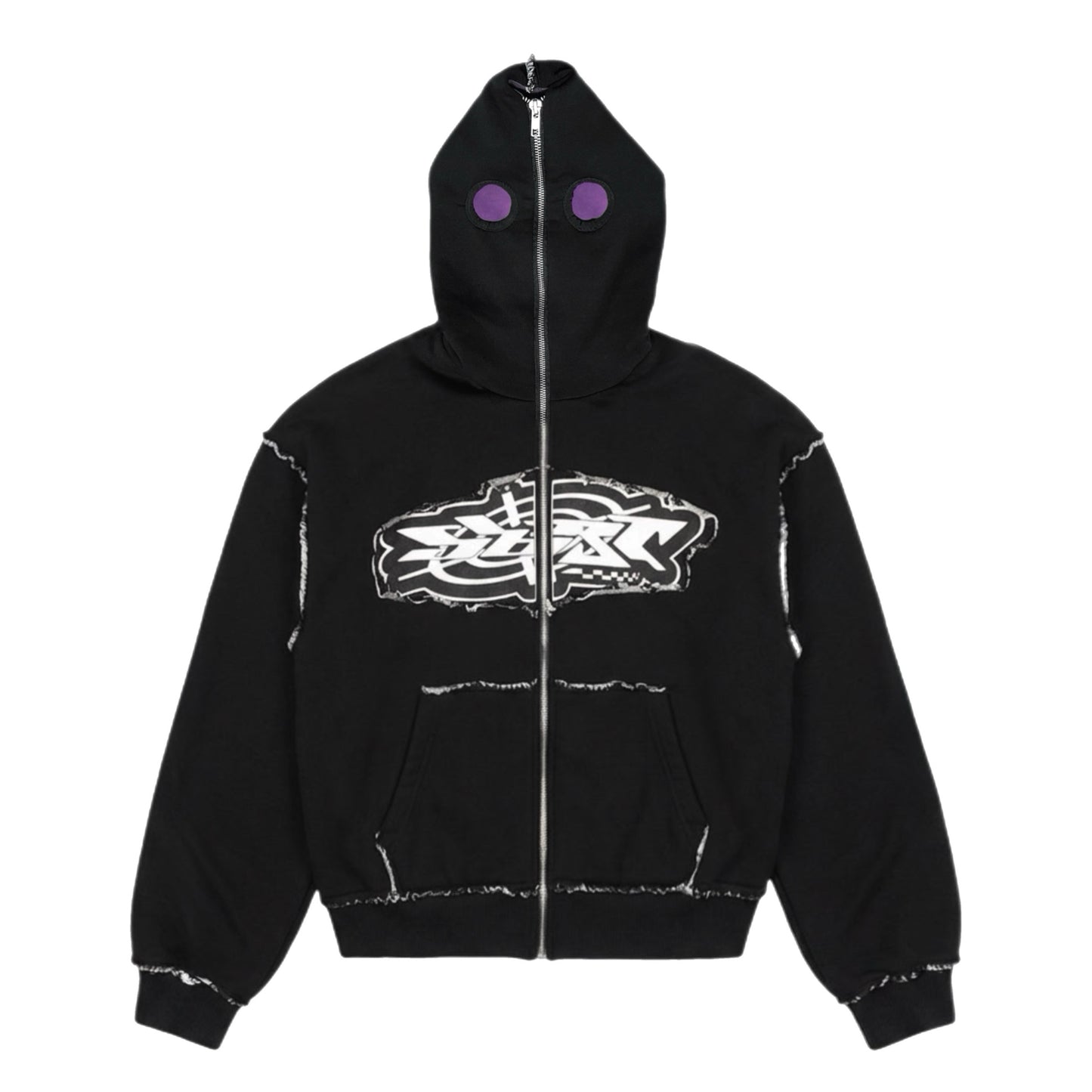 LEVEL Full Zip Hoodie Black