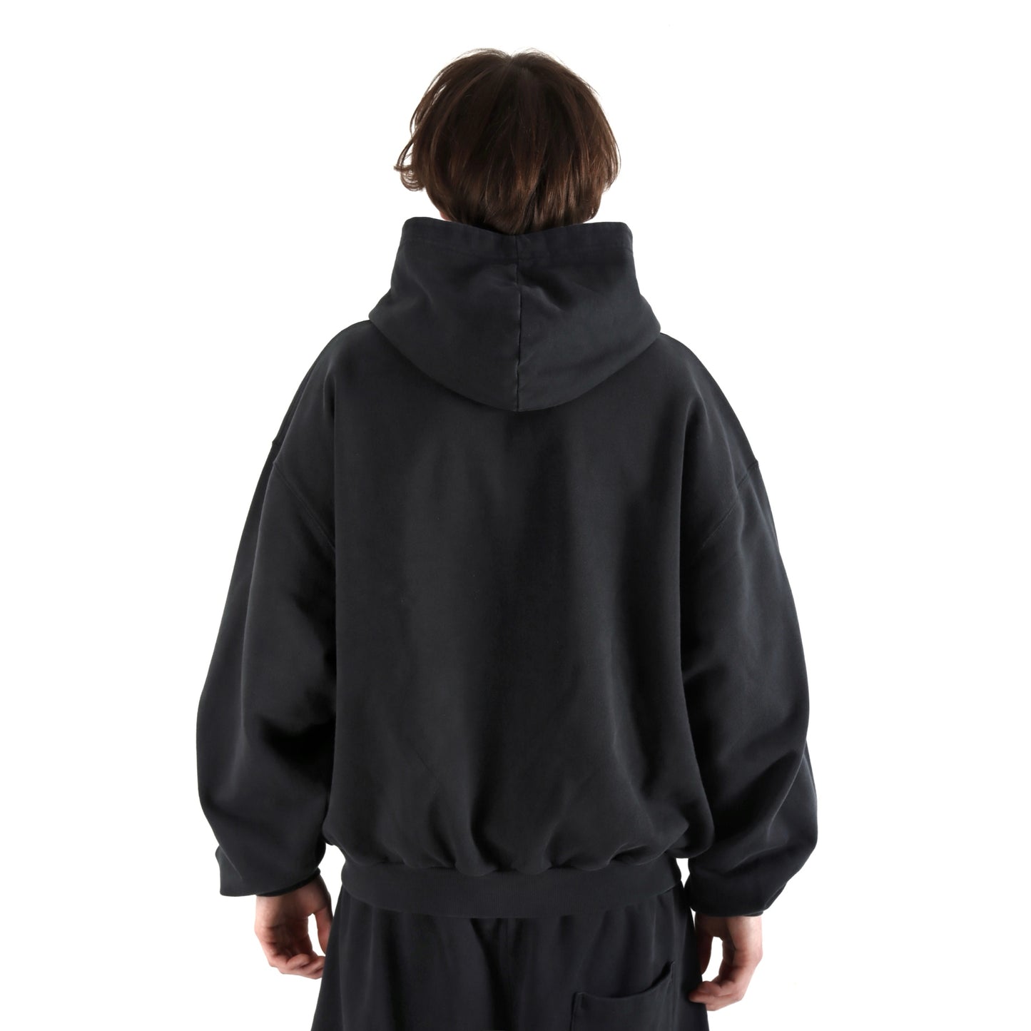 WARSAW Zip Hoodie Vintage Black