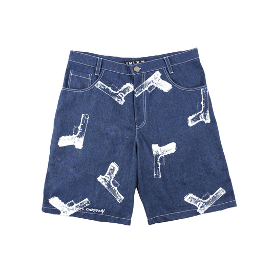 OG GLOCKS Shorts Indigo