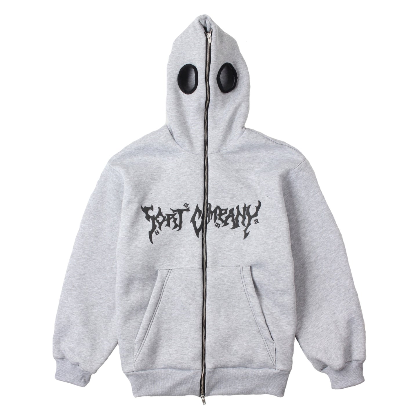 EYES Full Zip Hoodie Gray Marl