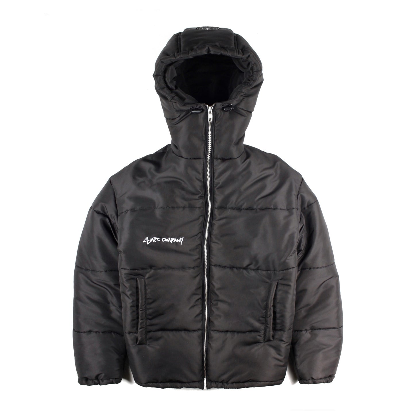 HIDDEN T Puffer Jacket Black