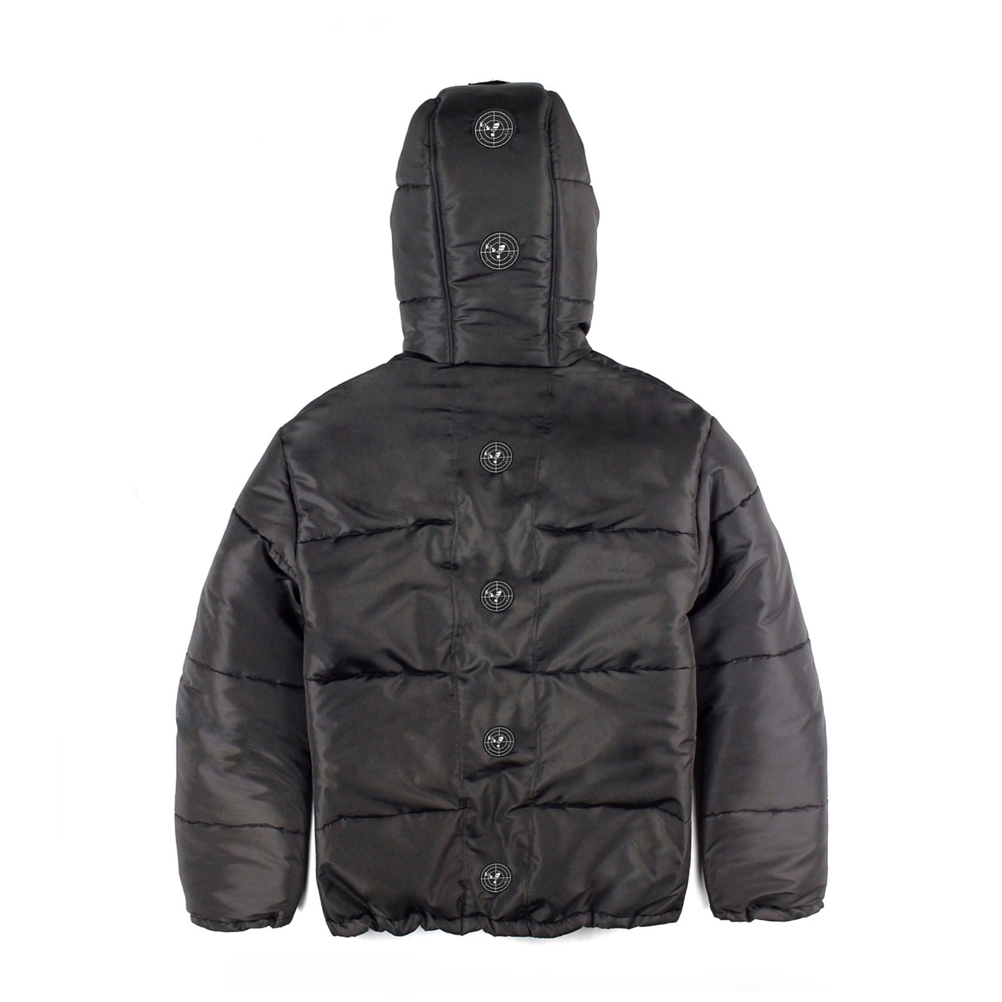 HIDDEN T Puffer Jacket Black