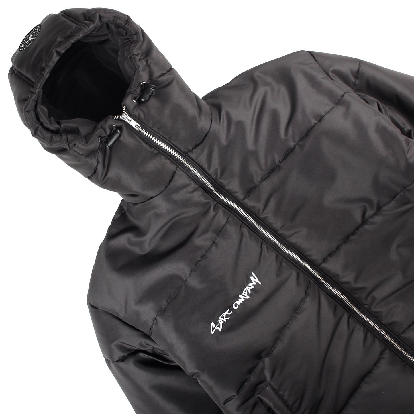 HIDDEN T Puffer Jacket Black