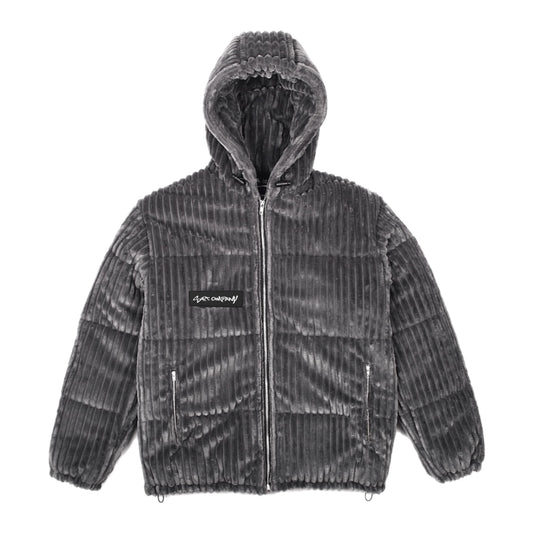 OG FLUFFY 2.0 Plush Puffer Jacket Gray