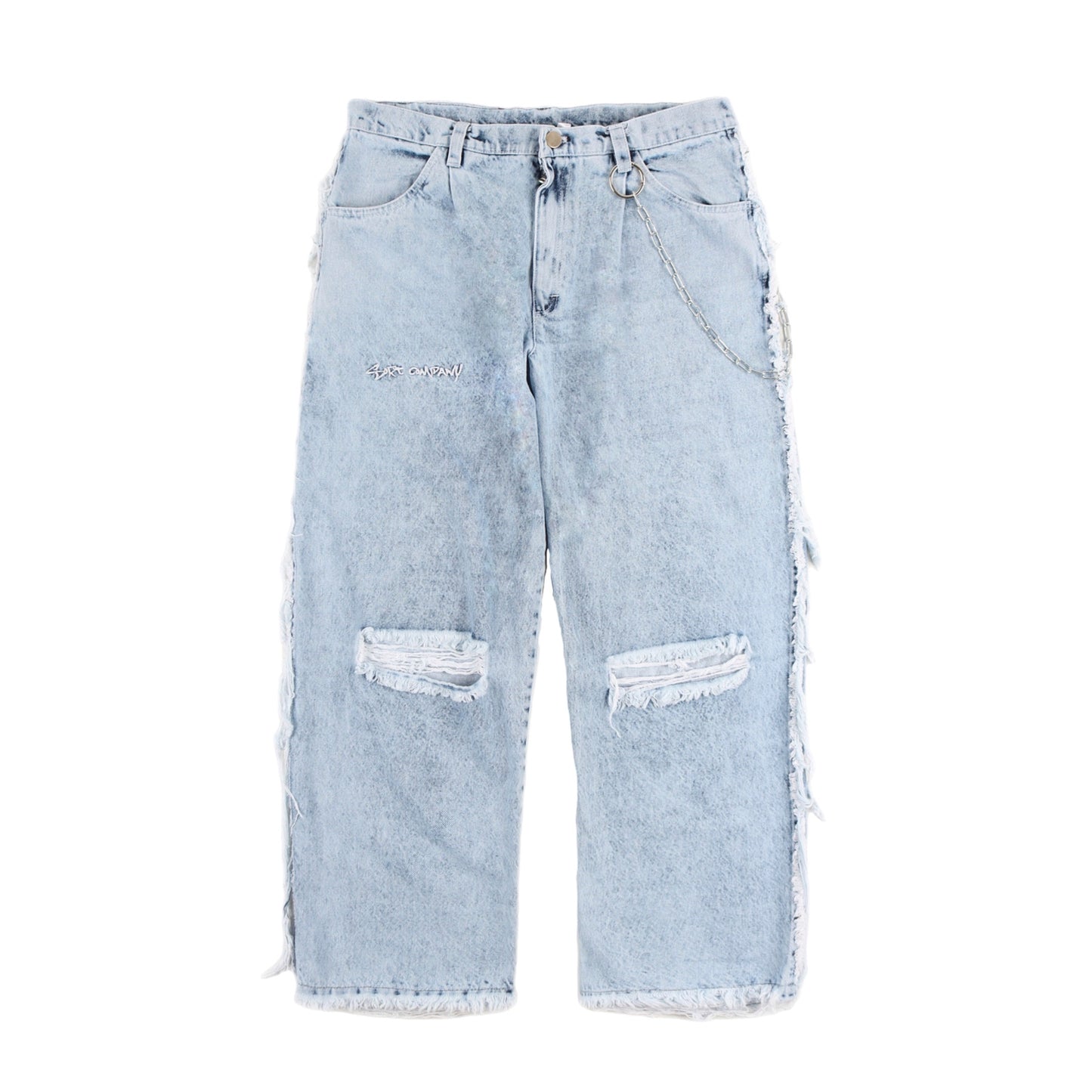 GANG Washed Denim Jeans Light Blue