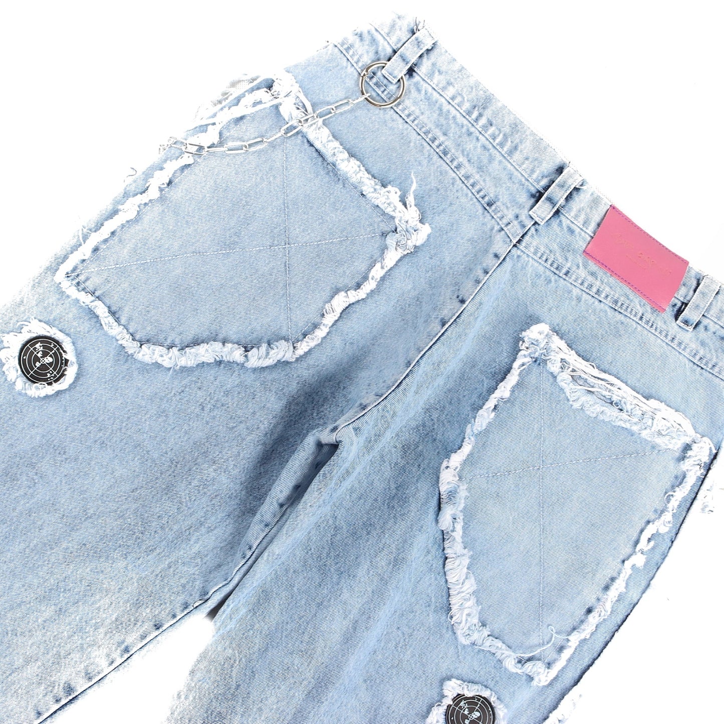 GANG Washed Denim Jeans Light Blue