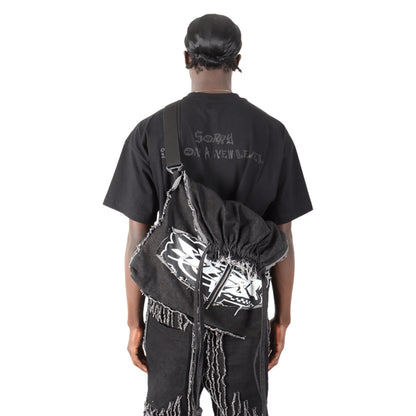 DESTRÖYER Drawstring Bag Dark Gray