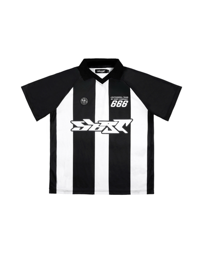 OUTSIDER Jersey Tee Black/White