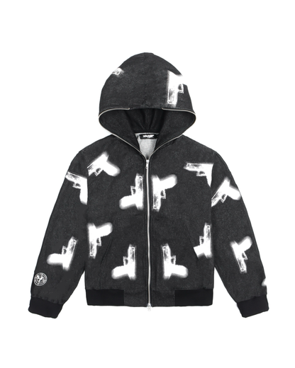 GLOCKS Full Zip Jacket Dark Gray