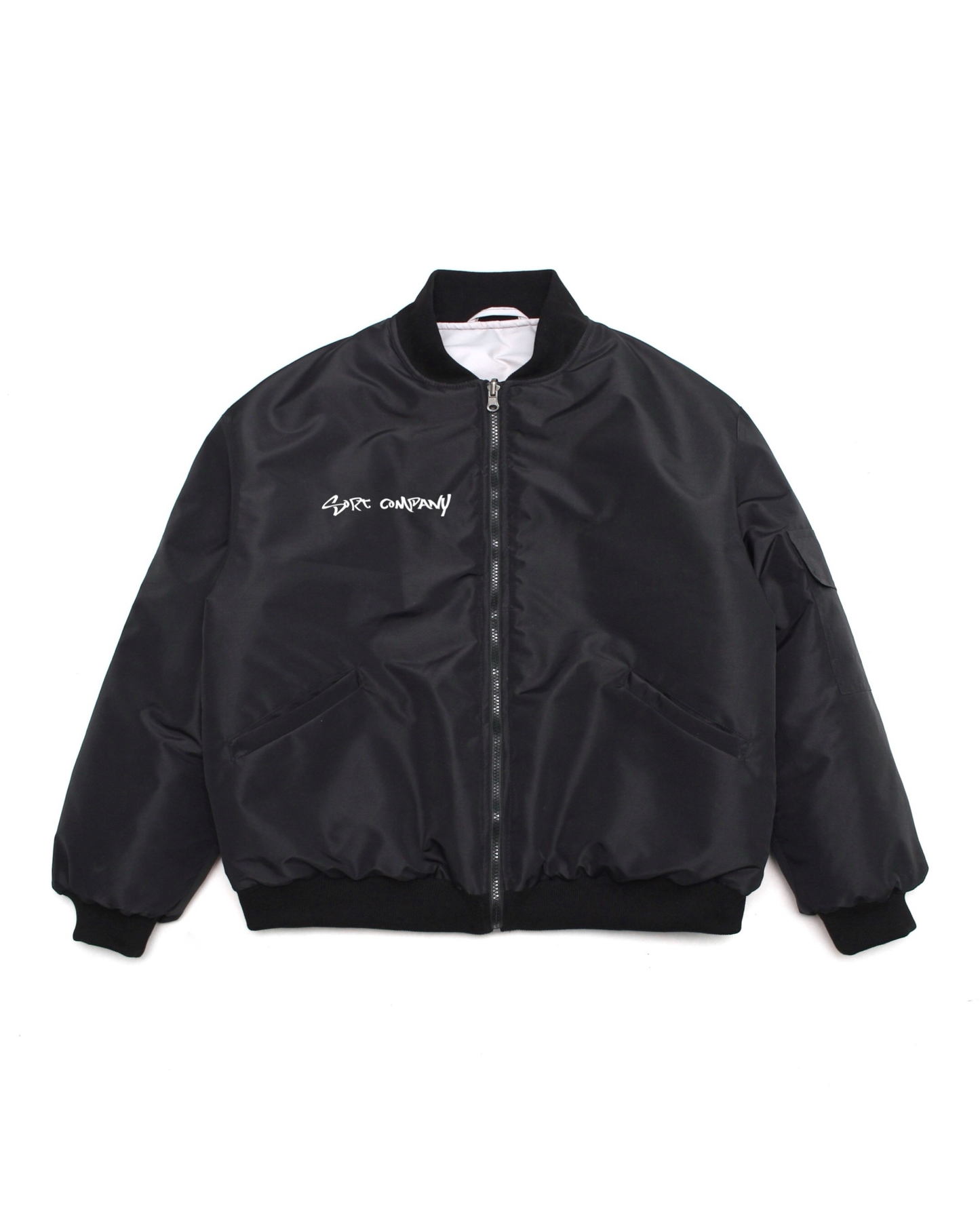BIG T 2-sided Bomber Black/Light Gray
