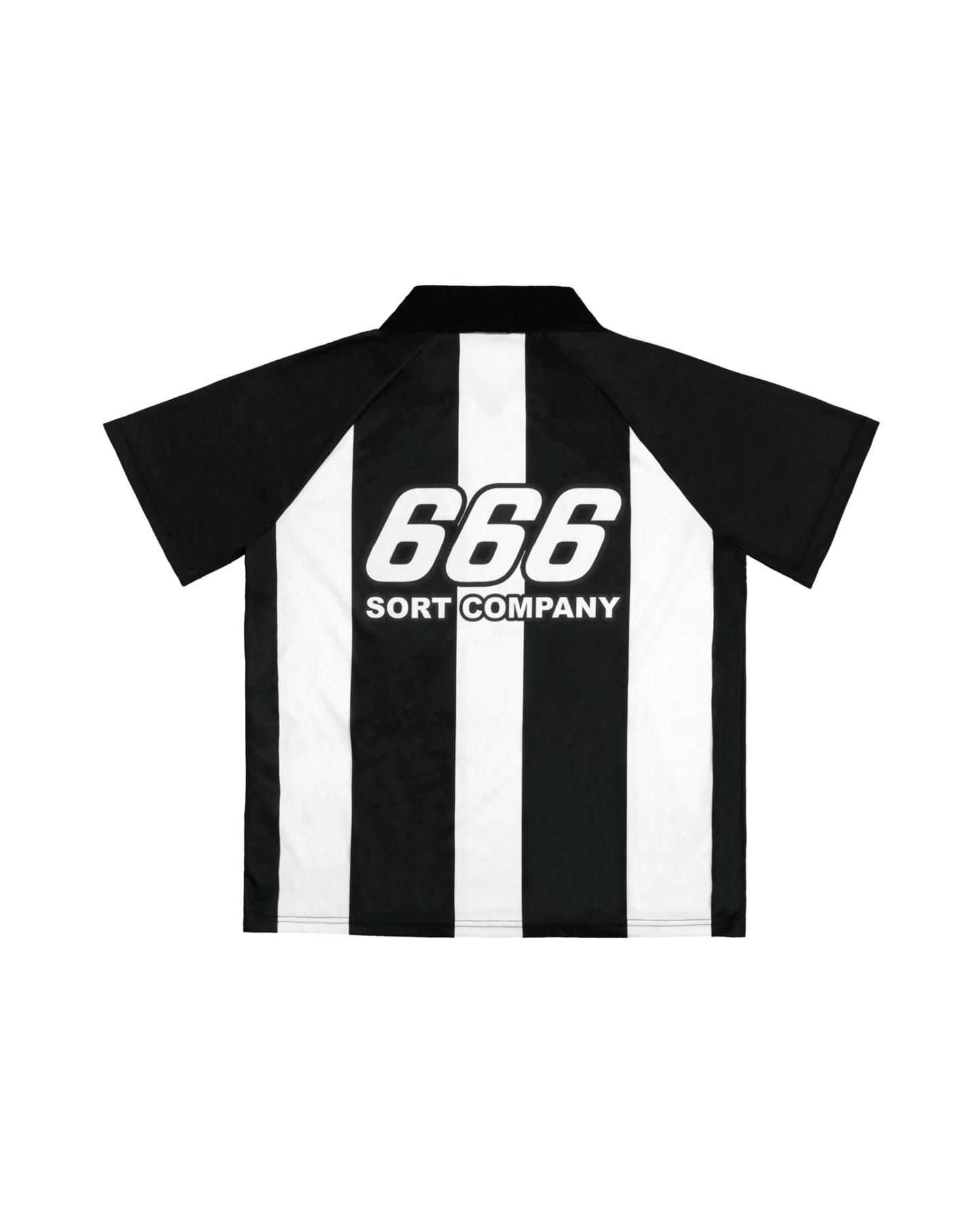 OUTSIDER Jersey Tee Black/White