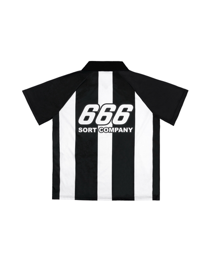 OUTSIDER Jersey Tee Black/White