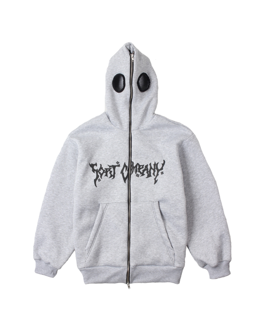 EYES Full Zip Hoodie Gray Marl