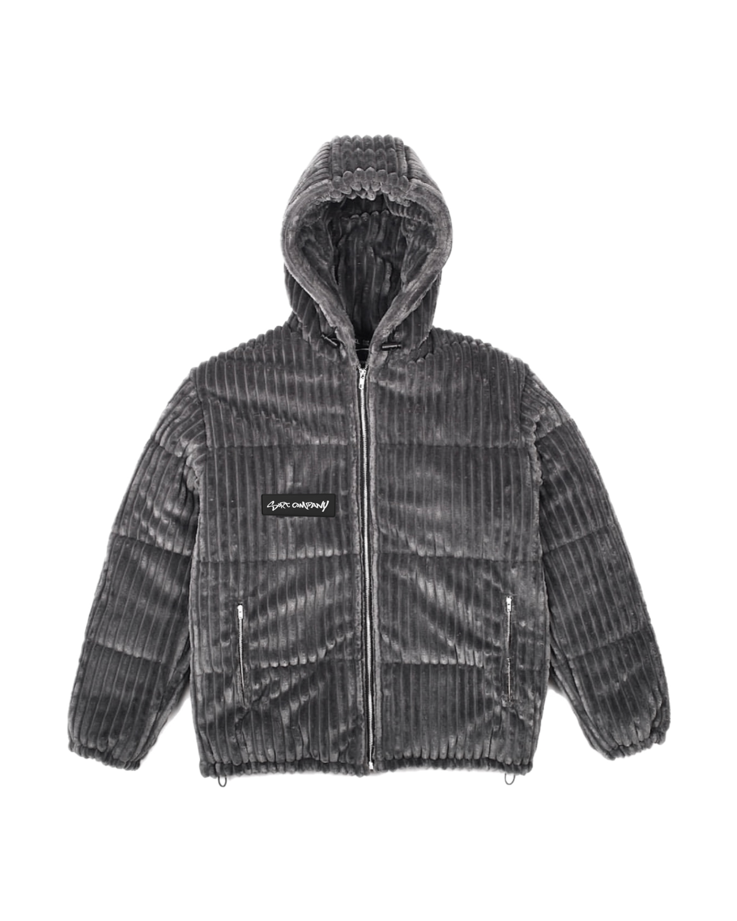 OG FLUFFY 2.0 Plush Puffer Jacket Gray