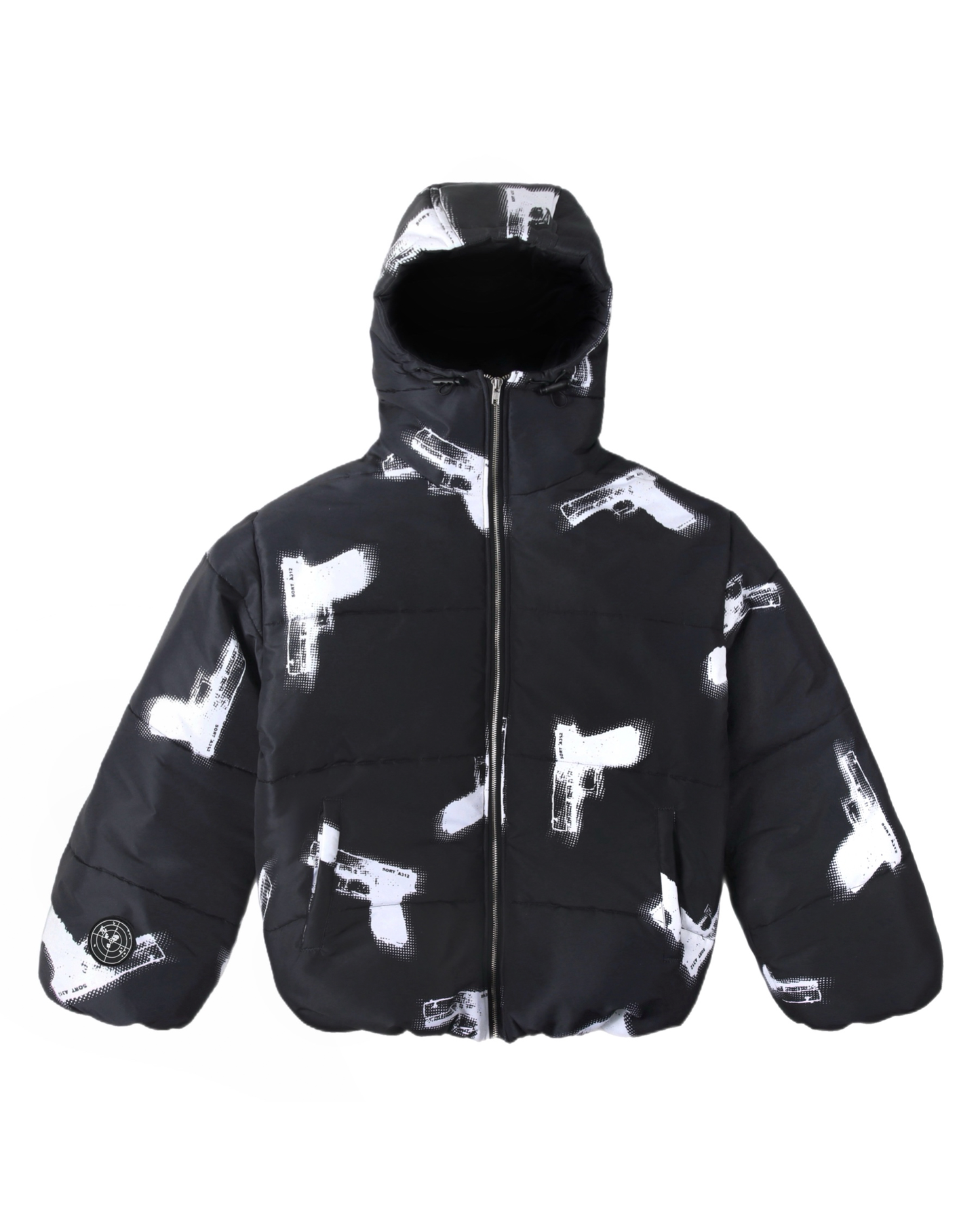 GLOCKS Puffer Jacket Black
